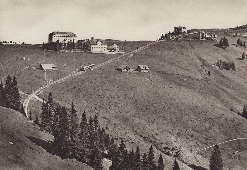 Hotel Rigi Staffel, sähköinen Arth Rigi Bahn (m/w kuva) tekijältä Jean Gaberell