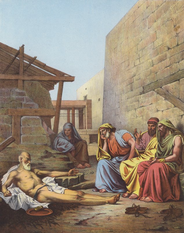 Job ja hänen ystävänsä tekijältä Jean Jules Antoine Lecomte du Nouy