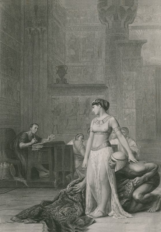 Kleopatra ja Caesar tekijältä Jean Leon Gerome