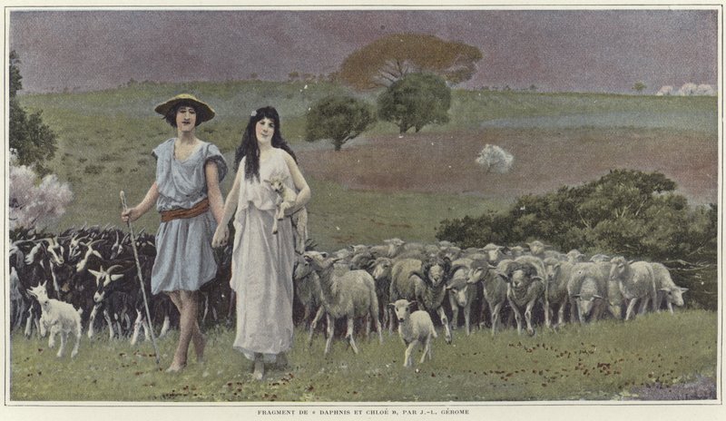 Jean Leon Geromen Daphnis ja Chloe tekijältä Jean Leon Gerome
