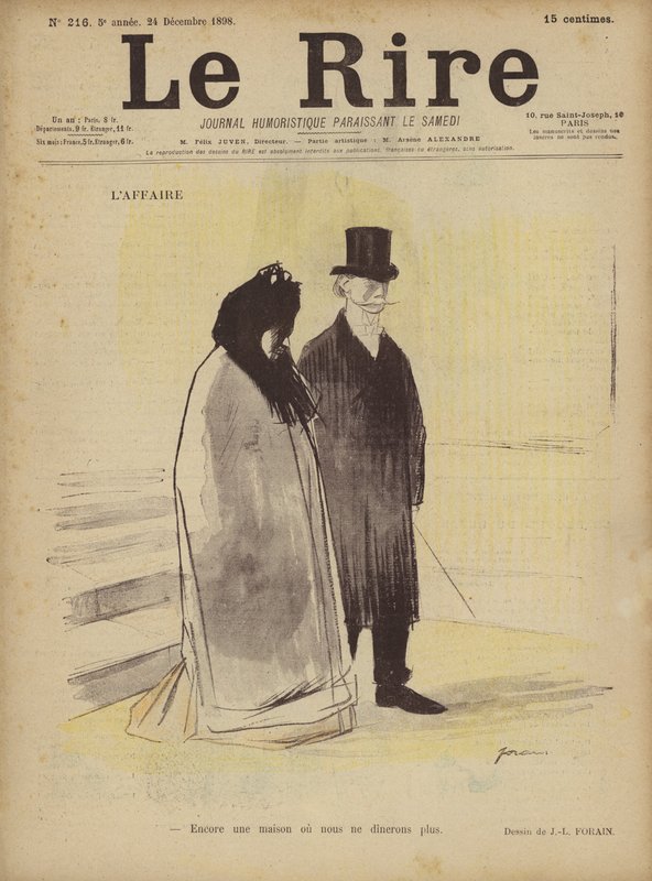 Kuvitus Le Rirelle tekijältä Jean Louis Forain
