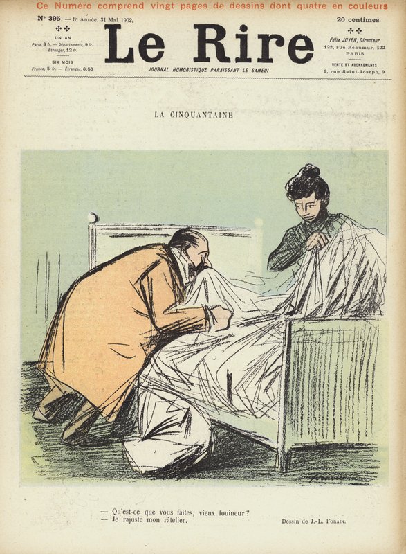 Kuvitus Le Rirelle tekijältä Jean Louis Forain
