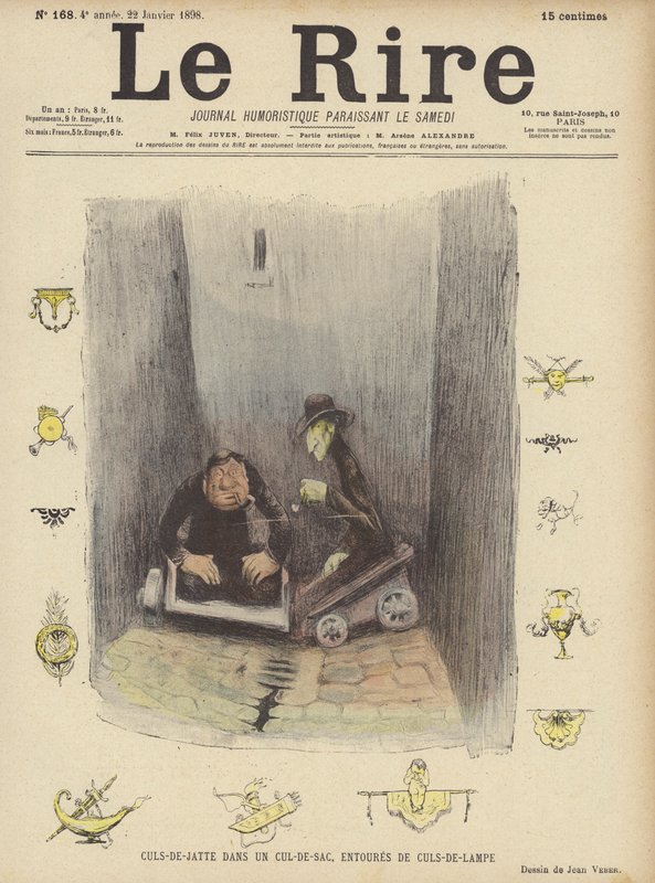 Kuvitus Le Rirelle tekijältä Jean Veber