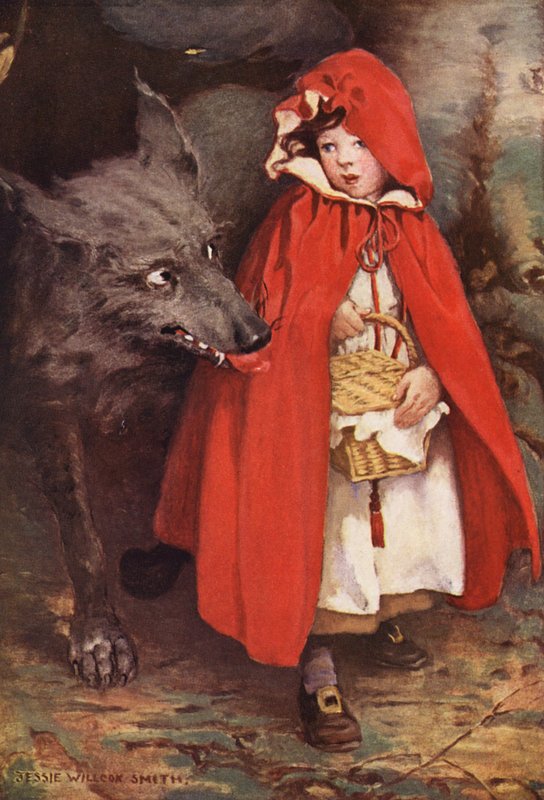Punahilkka (värilitra) tekijältä Jessie Willcox Smith