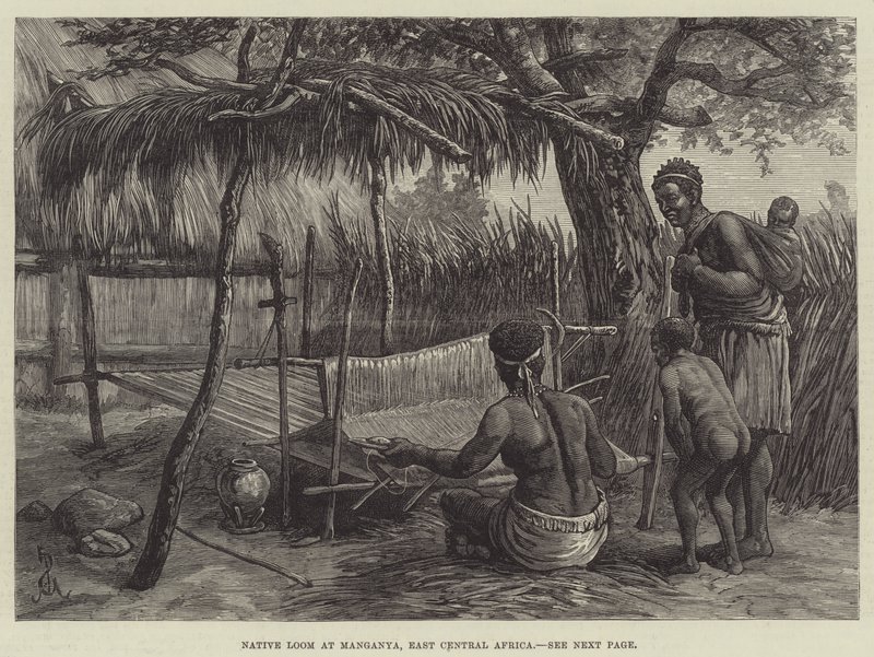 Native Loom Manganyassa, Itä-Keski-Afrikassa tekijältä Johann Nepomuk Schonberg