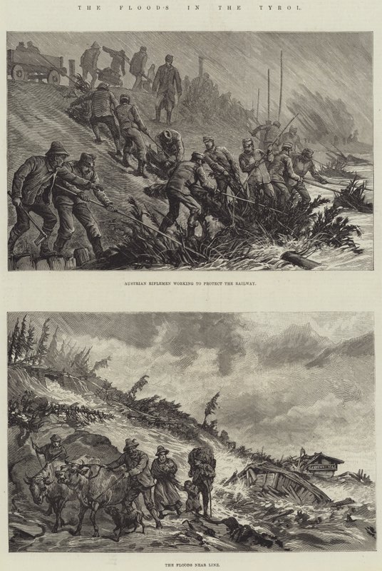 Tirolin tulvat tekijältä Johann Nepomuk Schonberg
