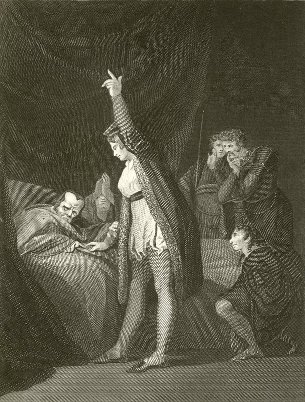 Kardinaali Beaufortin kuolema tekijältä Johann Heinrich Füssli