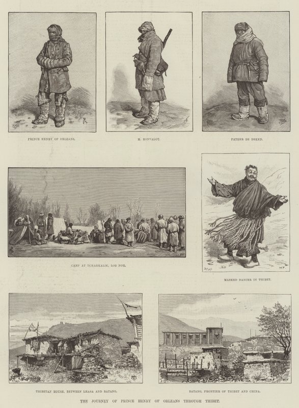 Orleansin prinssi Henryn matka Thibetin läpi tekijältä Johann Nepomuk Schonberg