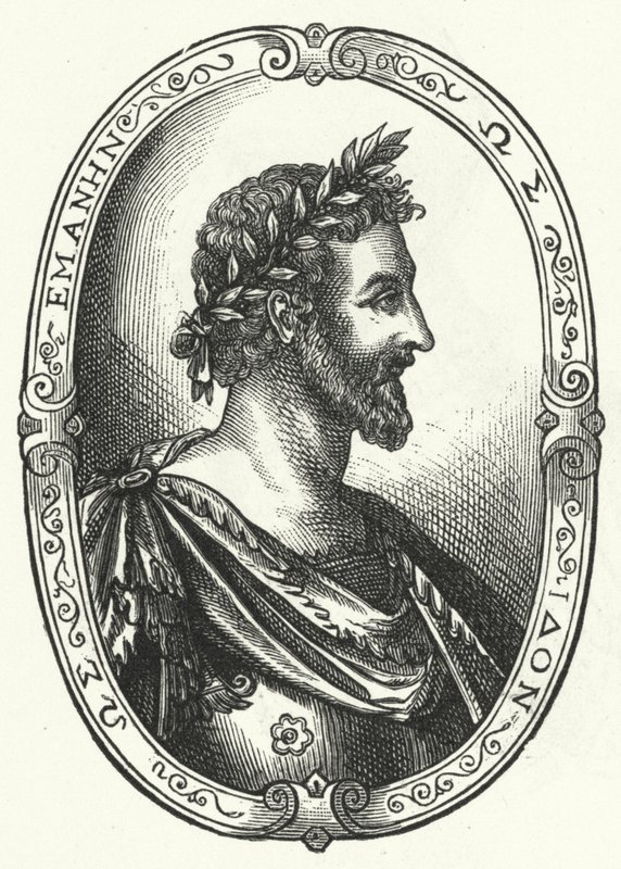 Pierre Ronsard, ranskalainen runoilija (kaiverrus) tekijältä Johann Theodor de Bry