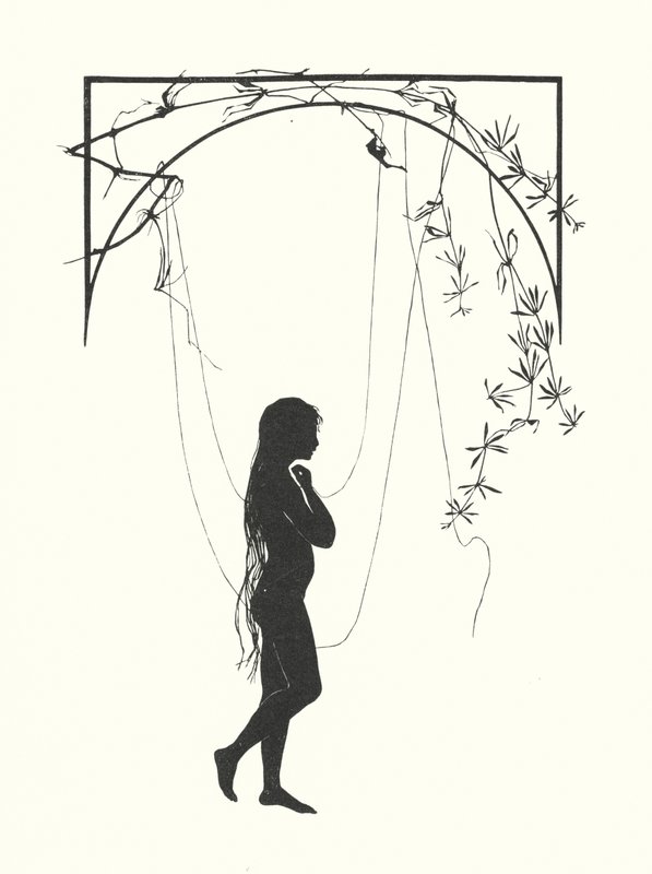 Johanna Beckmannin siluetti (litografia) tekijältä Johanna Beckmann