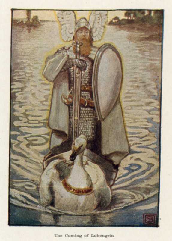Lohengrinin tulo tekijältä John Byam Liston Shaw