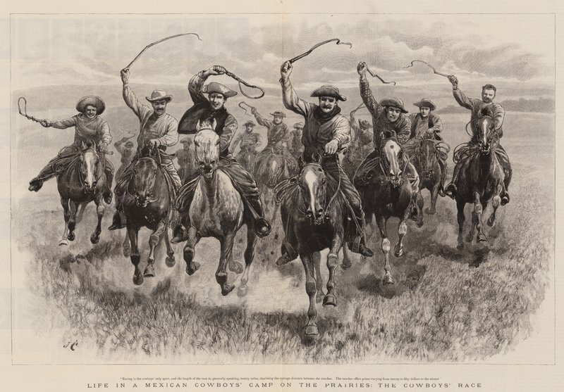 Elämä Meksikon Cowboys-leirillä preerialla, Cowboys