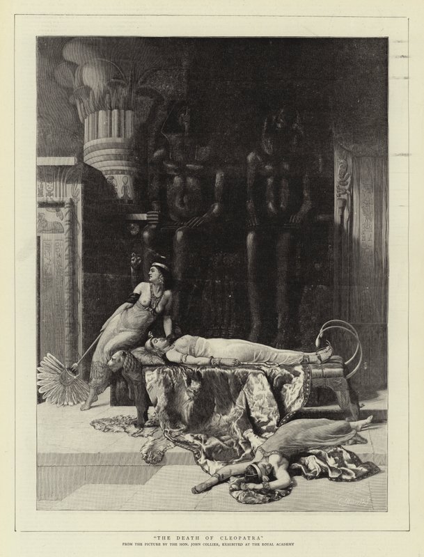 Kleopatran kuolema tekijältä John Collier