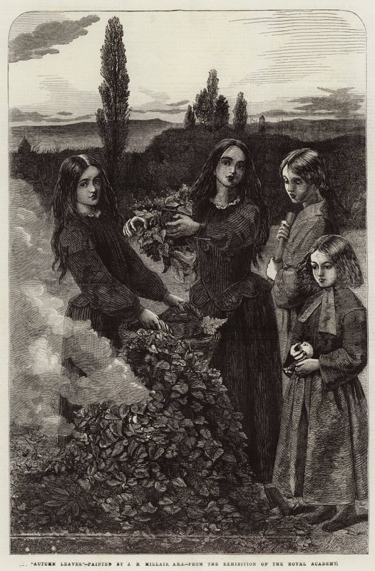Syksyn lehdet tekijältä John Everett Millais