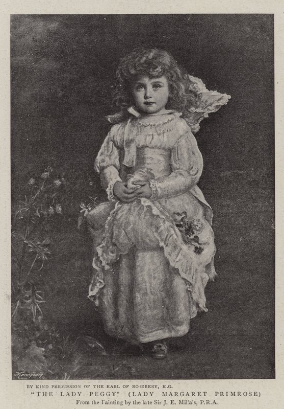 Lady Peggy, Lady Margaret Primrose tekijältä John Everett Millais