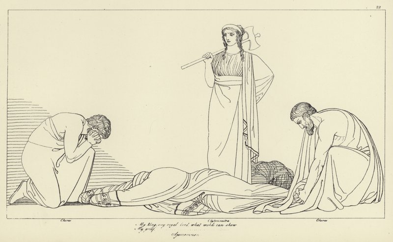 Agamemnon tekijältä John Flaxman