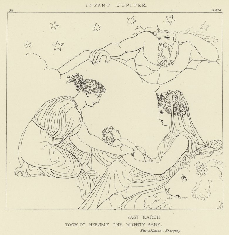 Vauva Jupiter tekijältä John Flaxman