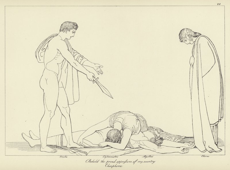 Orestes tekijältä John Flaxman