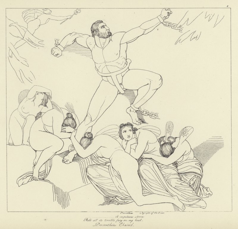 Prometheus ketjutettu tekijältä John Flaxman