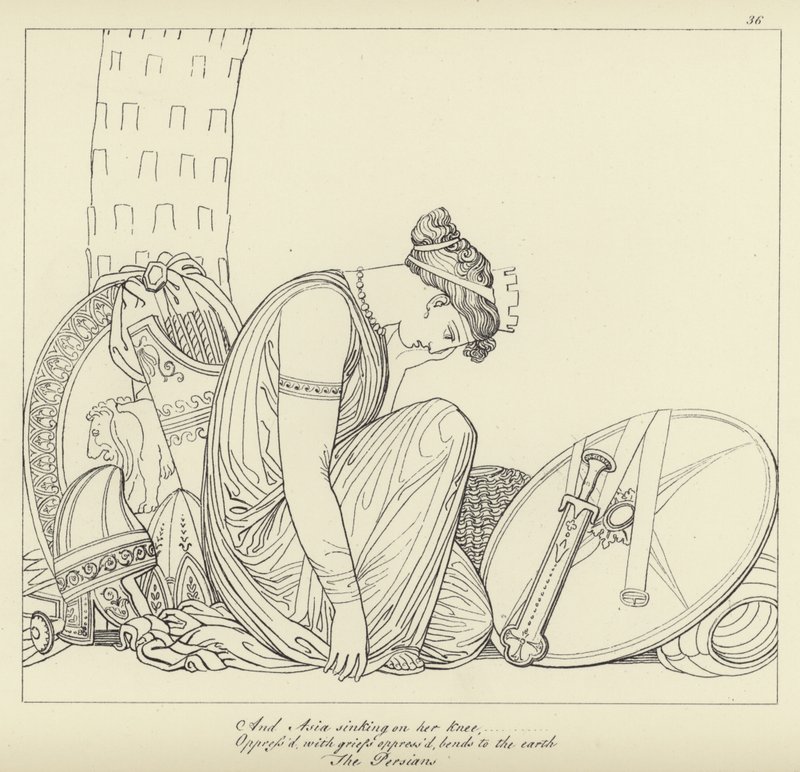 Persialaiset tekijältä John Flaxman