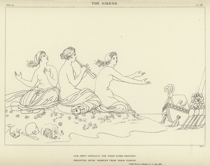 Seireenit tekijältä John Flaxman
