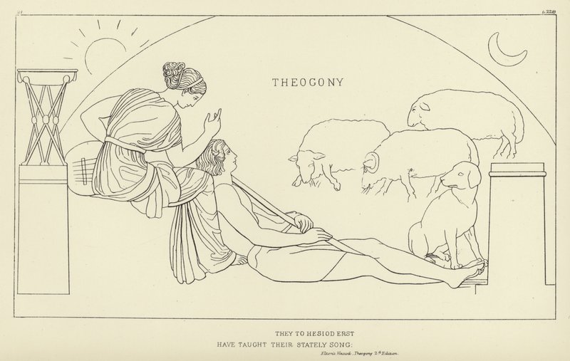 Teogonia tekijältä John Flaxman