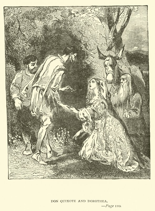 Don Quijote ja Dorothea tekijältä John Gilbert