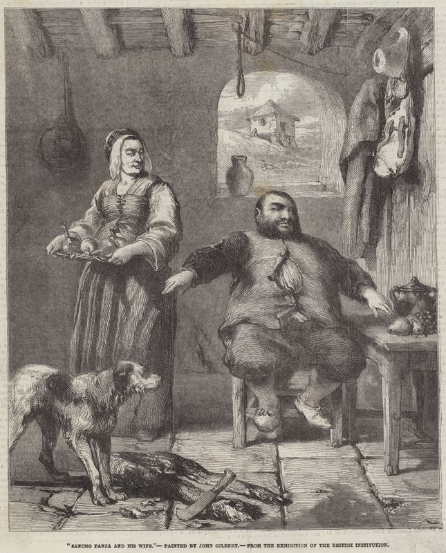 Sancho Panza ja hänen vaimonsa tekijältä John Gilbert
