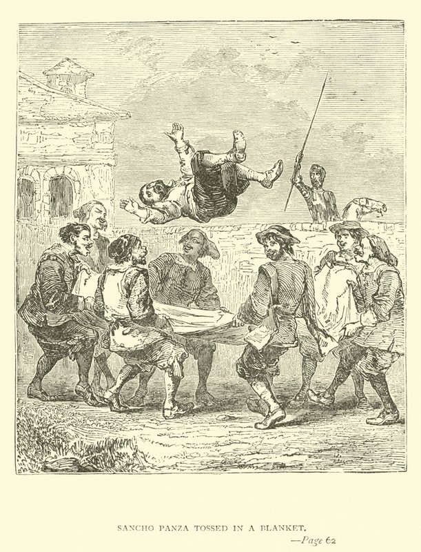 Sancho Panza heitti huopaan tekijältä John Gilbert