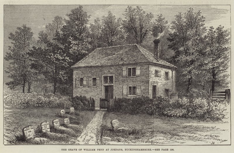 William Pennin hauta Jordansissa, Buckinghamshiressä tekijältä John Gilbert