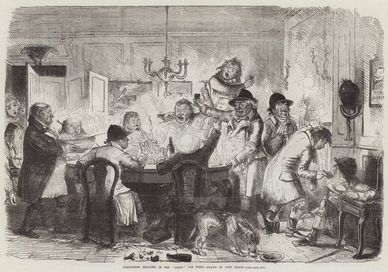 Foxhunters kuninkaallinen vanhoina hyvinä aikoina tekijältä John Leech