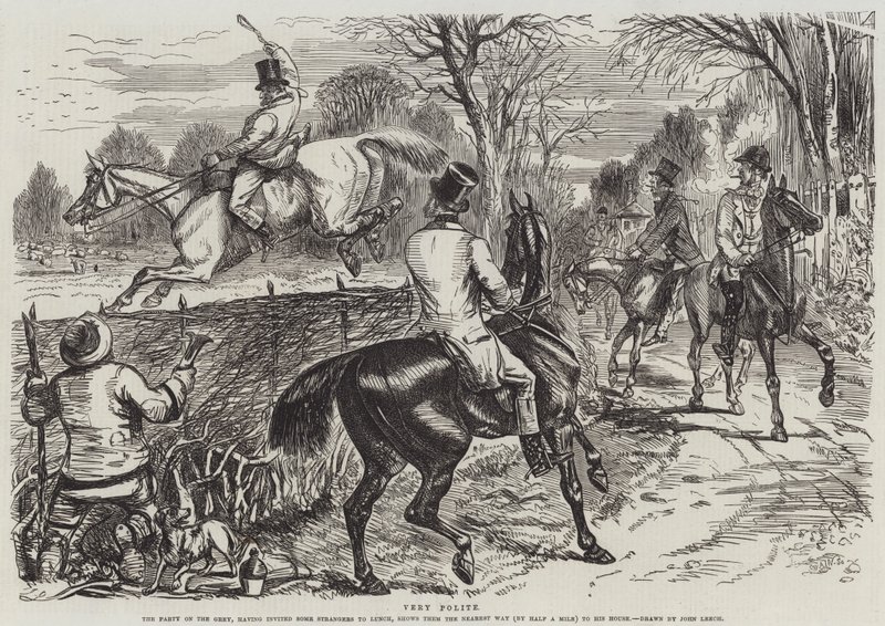 Hyvin kohtelias tekijältä John Leech
