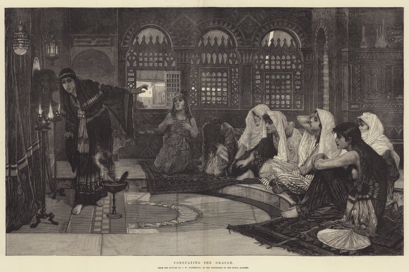 Oraakkelin konsultointi tekijältä John William Waterhouse