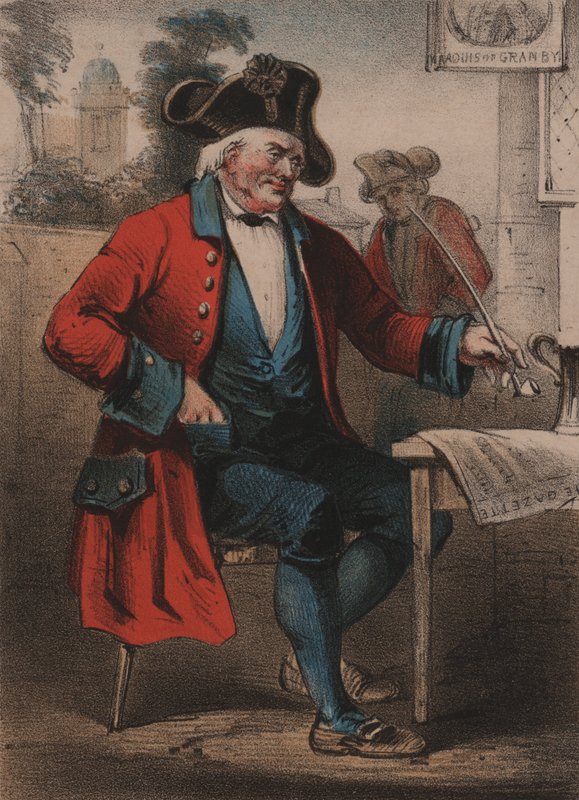 Chelsean eläkeläinen, Sotilaan elämä (väri litho) tekijältä John (after) Brandard