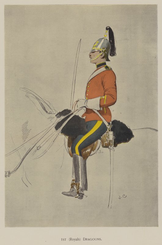 1st Royals Dragons (väri litho) tekijältä John (after) Charlton