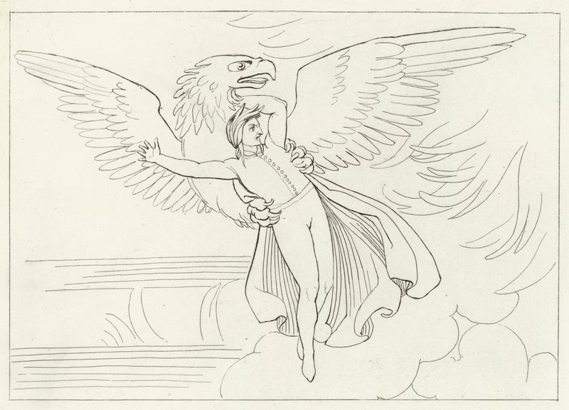 Danten unelma, Kiirastule, Canto 9 (kaiverrus) tekijältä John (after) Flaxman