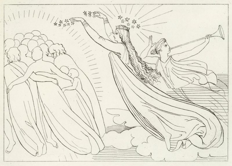 The Active Good, Paradise, Canto 6 (kaiverrus) tekijältä John (after) Flaxman