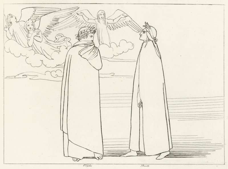 Kuoro, Kiirastuli, Canto 17 (kaiverrus) tekijältä John (after) Flaxman