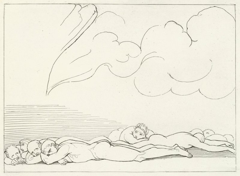 Maanjäristys, Kiirastus, Canto 20 (kaiverrus) tekijältä John (after) Flaxman