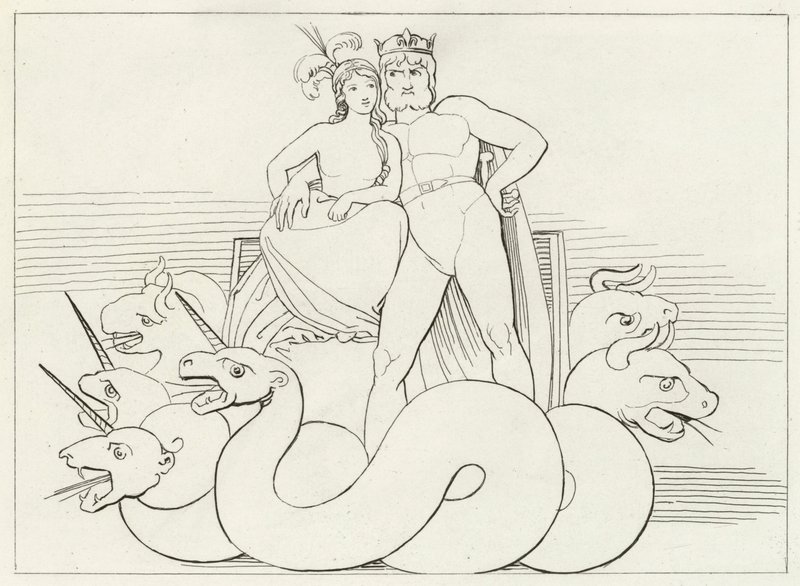 Kirkon juonittelut, Kiirastule, Canto 32 (kaiverrus) tekijältä John (after) Flaxman