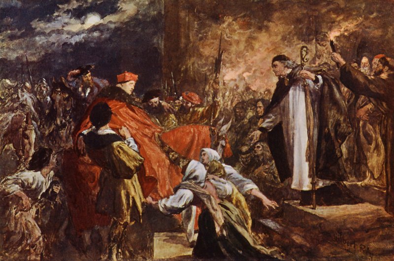 Arribada del cardenal Wolsey a l