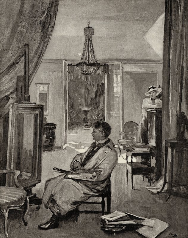 Patrick W Adam (litho) tekijältä John (after) Lavery