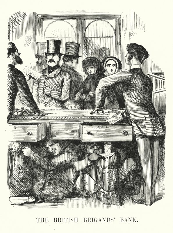 Punch-sarjakuva: British Brigands