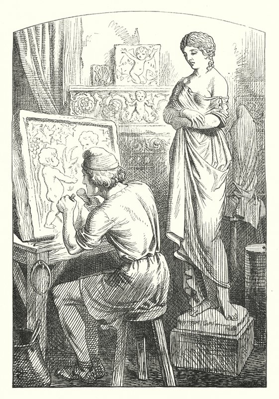 Clyte (kaiverrus) tekijältä John (after) Tenniel