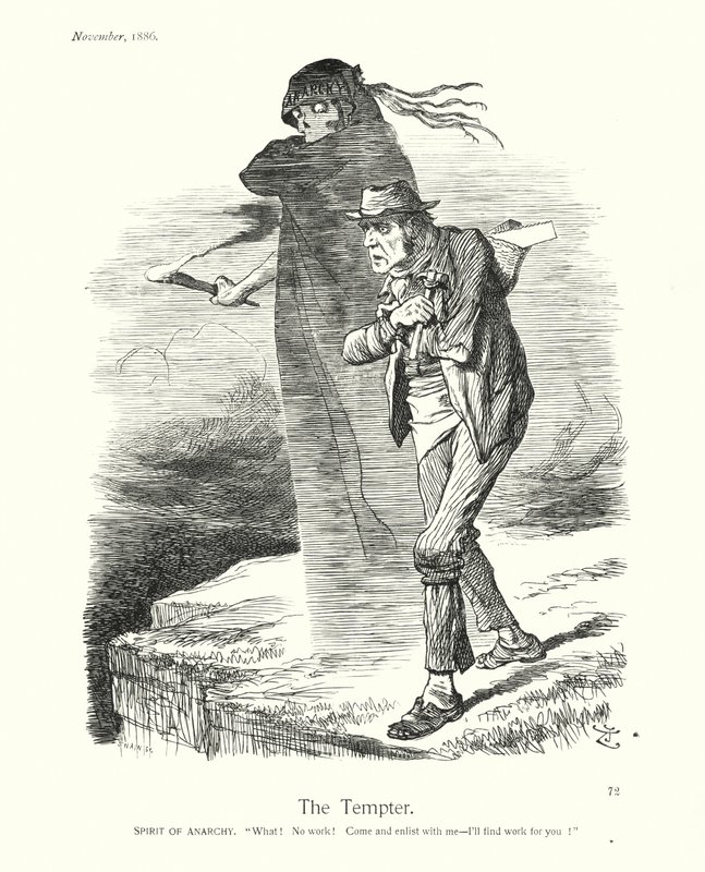 Sir John Tennielin sarjakuva: Tenniel Tenniel: The Tempter (kaiverrus): The Tempter (kaiverrus) tekijältä John (after) Tenniel