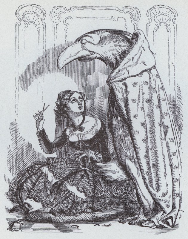 Rakastunut kotka (litho) tekijältä John (after) Tenniel