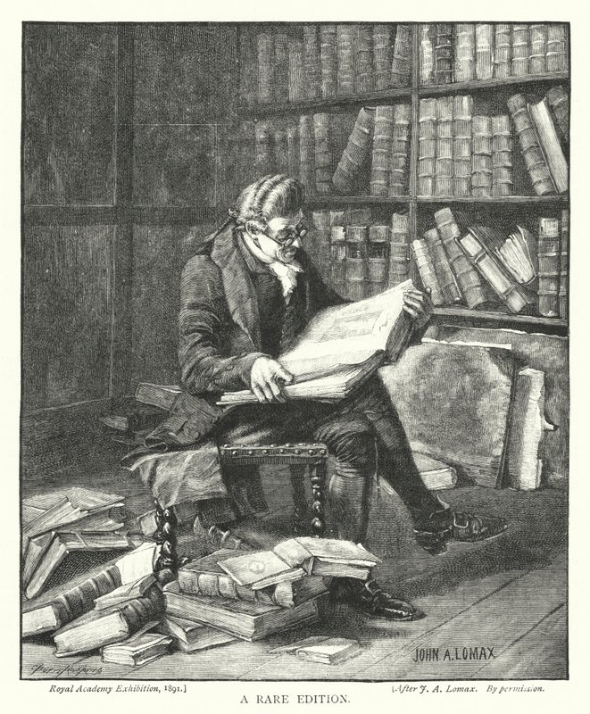 Harvinainen painos (kaiverrus) tekijältä John Arthur Lomax