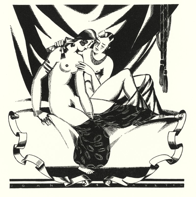 Lord Byronin kuvitus Don Juanille (litho) tekijältä John Austen