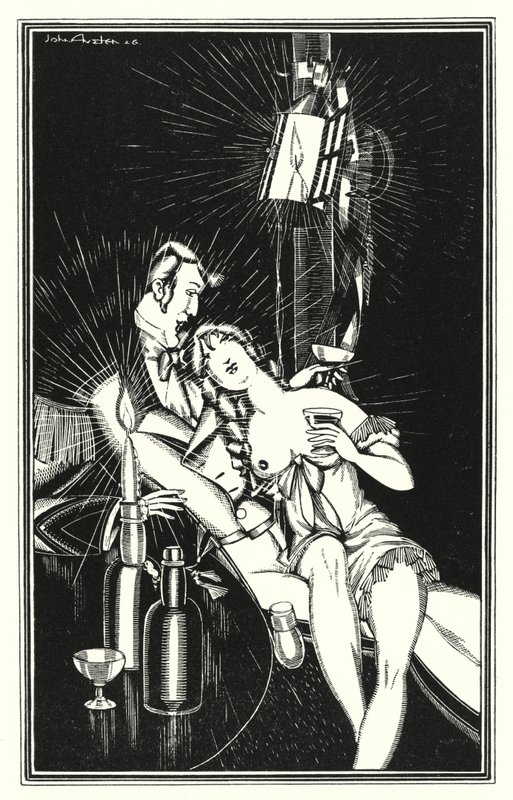 Lord Byronin kuvitus Don Juanille: Mutta Juan oli melko "Pojan lientä" (litho) tekijältä John Austen