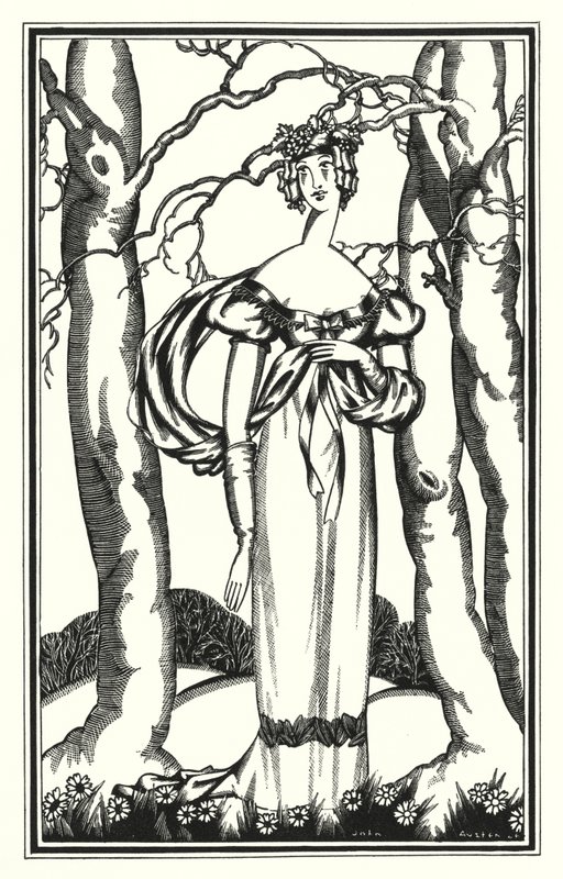 Lord Byronin kuvitus Don Juanille: Lady Adeline, Efesolaisten diaani (litho) tekijältä John Austen